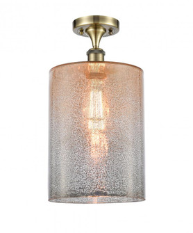 Cobbleskill - 1 Light - 9 inch - Antique Brass - Semi-Flush Mount (3442|516-1C-AB-G116-L)