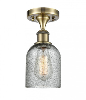 Caledonia - 1 Light - 5 inch - Antique Brass - Semi-Flush Mount (3442|516-1C-AB-G257)