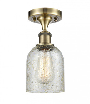 Caledonia - 1 Light - 5 inch - Antique Brass - Semi-Flush Mount (3442|516-1C-AB-G259-LED)