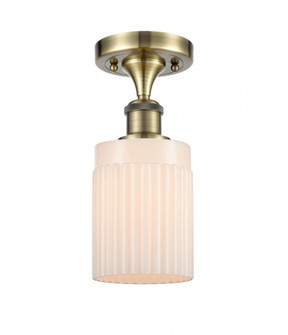 Hadley - 1 Light - 5 inch - Antique Brass - Semi-Flush Mount (3442|516-1C-AB-G341)
