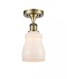 Ellery - 1 Light - 5 inch - Antique Brass - Semi-Flush Mount (3442|516-1C-AB-G391)