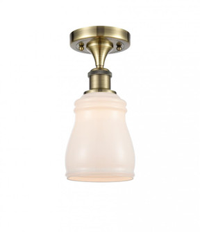 Ellery - 1 Light - 5 inch - Antique Brass - Semi-Flush Mount (3442|516-1C-AB-G391-LED)