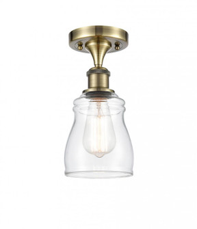 Ellery - 1 Light - 5 inch - Antique Brass - Semi-Flush Mount (3442|516-1C-AB-G392)