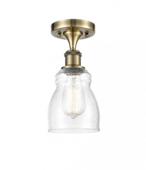 Ellery - 1 Light - 5 inch - Antique Brass - Semi-Flush Mount (3442|516-1C-AB-G394)