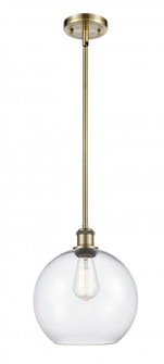 Athens - 1 Light - 10 inch - Antique Brass - Mini Pendant (3442|516-1S-AB-G122-10)