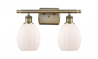 Eaton - 2 Light - 16 inch - Antique Brass - Bath Vanity Light (3442|516-2W-AB-G81)