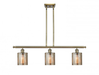 Cobbleskill - 3 Light - 36 inch - Antique Brass - Cord hung - Island Light (3442|516-3I-AB-G116)