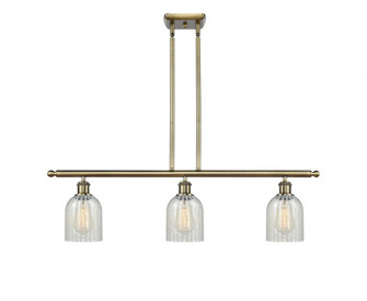 Caledonia - 3 Light - 36 inch - Antique Brass - Stem hung - Island Light (3442|516-3I-AB-G2511-LED)