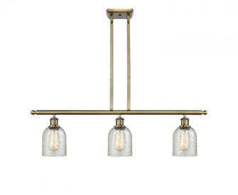 Caledonia - 3 Light - 36 inch - Antique Brass - Stem hung - Island Light (3442|516-3I-AB-G259-LED)