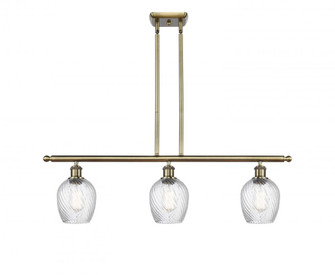 Salina - 3 Light - 36 inch - Antique Brass - Stem hung - Island Light (3442|516-3I-AB-G292)