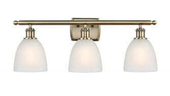 Castile - 3 Light - 26 inch - Antique Brass - Bath Vanity Light (3442|516-3W-AB-G381)