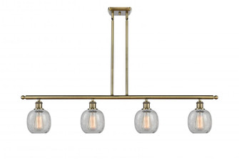 Belfast - 4 Light - 48 inch - Antique Brass - Stem hung - Island Light (3442|516-4I-AB-G105-LED)