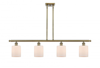 Cobbleskill - 4 Light - 48 inch - Antique Brass - Stem hung - Island Light (3442|516-4I-AB-G111-LED)