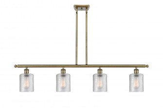 Cobbleskill - 4 Light - 48 inch - Antique Brass - Stem hung - Island Light (3442|516-4I-AB-G112-LED)