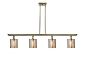 Cobbleskill - 4 Light - 48 inch - Antique Brass - Cord hung - Island Light (3442|516-4I-AB-G116)