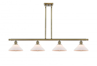 Orwell - 4 Light - 48 inch - Antique Brass - Stem hung - Island Light (3442|516-4I-AB-G131-LED)