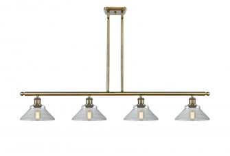 Orwell - 4 Light - 48 inch - Antique Brass - Stem hung - Island Light (3442|516-4I-AB-G132)