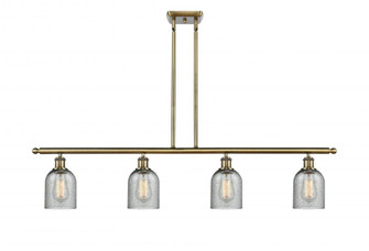 Caledonia - 4 Light - 48 inch - Antique Brass - Stem hung - Island Light (3442|516-4I-AB-G257-LED)