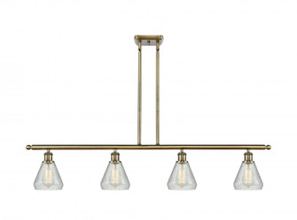 Conesus - 4 Light - 48 inch - Antique Brass - Stem hung - Island Light (3442|516-4I-AB-G275-LED)