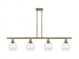 Waverly - 4 Light - 48 inch - Antique Brass - Stem hung - Island Light (3442|516-4I-AB-G362-LED)