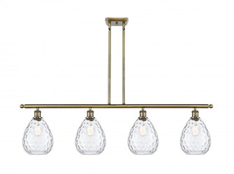 Waverly - 4 Light - 48 inch - Antique Brass - Stem hung - Island Light (3442|516-4I-AB-G372-LED)