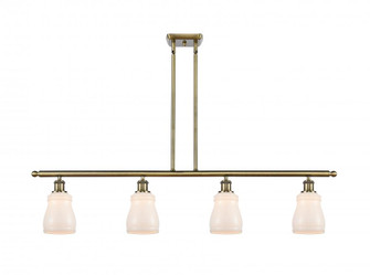 Ellery - 4 Light - 48 inch - Antique Brass - Stem hung - Island Light (3442|516-4I-AB-G391-LED)