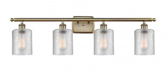 Cobbleskill - 4 Light - 35 inch - Antique Brass - Bath Vanity Light (3442|516-4W-AB-G112)