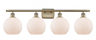 Athens - 4 Light - 38 inch - Antique Brass - Bath Vanity Light (3442|516-4W-AB-G121)