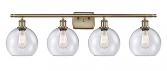 Athens - 4 Light - 38 inch - Antique Brass - Bath Vanity Light (3442|516-4W-AB-G124-LED)