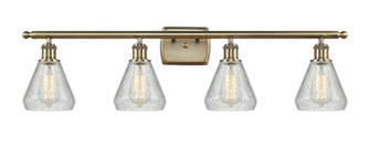 Conesus - 4 Light - 36 inch - Antique Brass - Bath Vanity Light (3442|516-4W-AB-G275-LED)