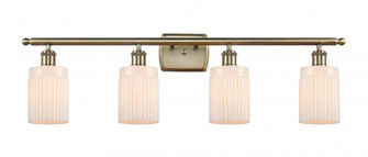 Hadley - 4 Light - 35 inch - Antique Brass - Bath Vanity Light (3442|516-4W-AB-G341-LED)