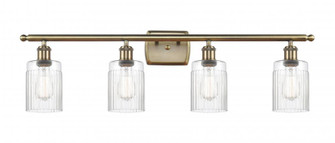 Hadley - 4 Light - 35 inch - Antique Brass - Bath Vanity Light (3442|516-4W-AB-G342-LED)