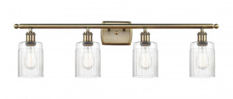 Hadley - 4 Light - 35 inch - Antique Brass - Bath Vanity Light (3442|516-4W-AB-G342-LED)
