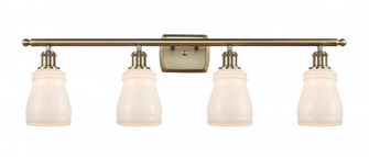 Ellery - 4 Light - 35 inch - Antique Brass - Bath Vanity Light (3442|516-4W-AB-G391-LED)