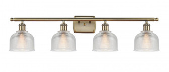Dayton - 4 Light - 36 inch - Antique Brass - Bath Vanity Light (3442|516-4W-AB-G412-LED)
