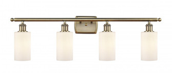 Clymer - 4 Light - 34 inch - Antique Brass - Bath Vanity Light (3442|516-4W-AB-G801-LED)