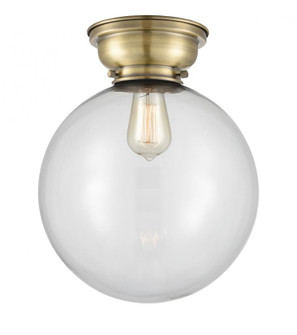 Beacon - 1 Light - 12 inch - Antique Brass - Flush Mount (3442|623-1F-AB-G202-12)