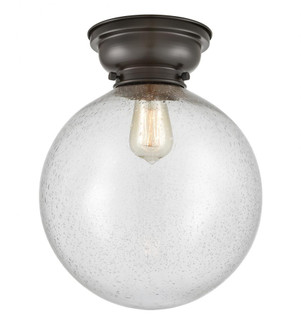 Beacon - 1 Light - 12 inch - Oil Rubbed Bronze - Flush Mount (3442|623-1F-OB-G204-12-LED)