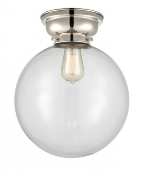 Beacon - 1 Light - 12 inch - Polished Nickel - Flush Mount (3442|623-1F-PN-G202-12-LED)