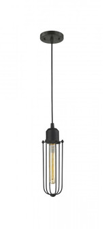 Muselet - 1 Light - 5 inch - Oil Rubbed Bronze - Cord hung - Mini Pendant (3442|900-1P-OB-CE225-OB-LED)