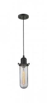 Centri - 1 Light - 5 inch - Oil Rubbed Bronze - Cord hung - Mini Pendant (3442|900-1P-OB-CE228-OB-CL-LED)