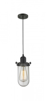 Centri - 1 Light - 5 inch - Oil Rubbed Bronze - Cord hung - Mini Pendant (3442|900-1P-OB-CE231-OB-CL-LED)