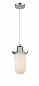 Centri - 1 Light - 5 inch - Polished Chrome - Cord hung - Mini Pendant (3442|900-1P-PC-CE231-PC-W-LED)