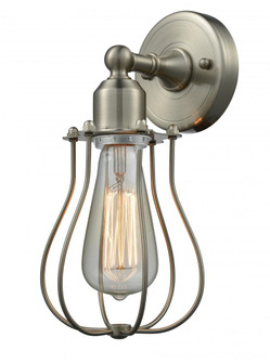 Muselet - 1 Light - 6 inch - Brushed Satin Nickel - Sconce (3442|900-1W-SN-CE513-SN-LED)