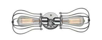 Muselet - 2 Light - 19 inch - Polished Chrome - Bath Vanity Light (3442|900-2W-PC-CE513-PC-LED)