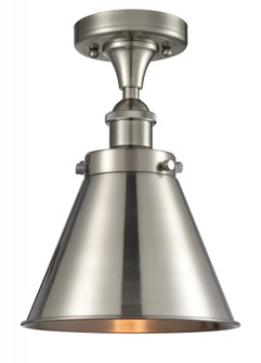 Appalachian - 1 Light - 7 inch - Brushed Satin Nickel - Semi-Flush Mount (3442|916-1C-SN-M13-SN)