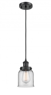 Bell - 1 Light - 5 inch - Matte Black - Cord hung - Mini Pendant (3442|916-1P-BK-G52)
