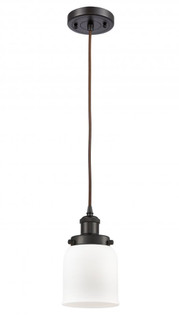 Bell - 1 Light - 5 inch - Oil Rubbed Bronze - Cord hung - Mini Pendant (3442|916-1P-OB-G51-LED)