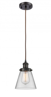 Cone - 1 Light - 6 inch - Oil Rubbed Bronze - Cord hung - Mini Pendant (3442|916-1P-OB-G62)