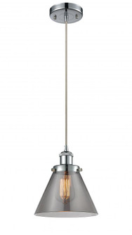 Cone - 1 Light - 8 inch - Polished Chrome - Cord hung - Mini Pendant (3442|916-1P-PC-G43-LED)